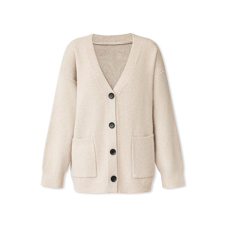 Vネックニットカーディガン カーディガン オーバーサイズ | COCOMOMO | 詳細画像44 