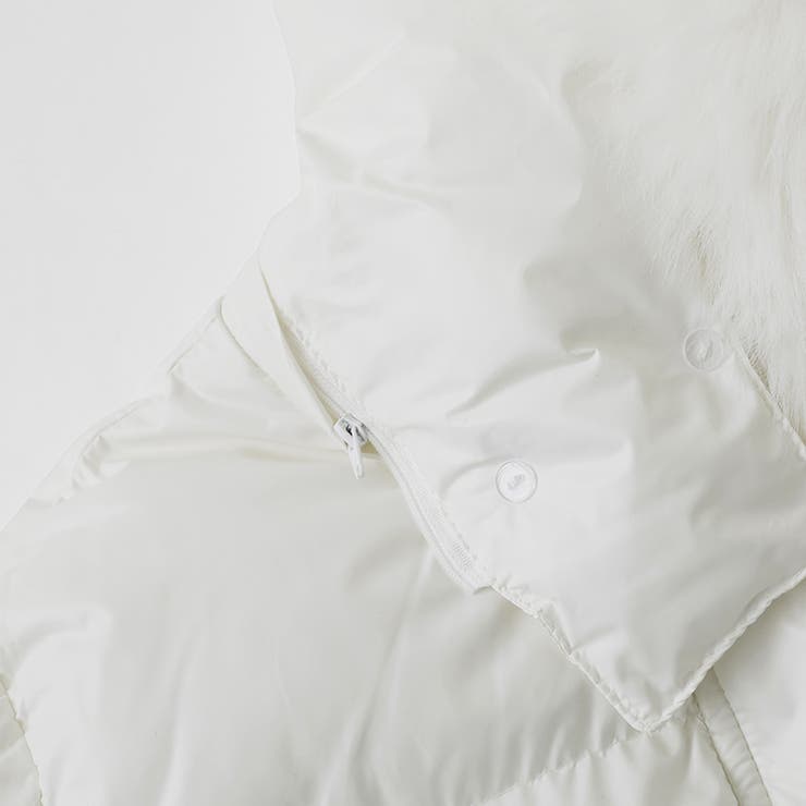 ファー付き中綿ジャケット フェイクダウンジャケット アウター | COCOMOMO | 詳細画像20 