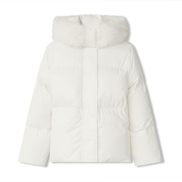 ファー付き中綿ジャケット フェイクダウンジャケット アウター | COCOMOMO | 詳細画像24 