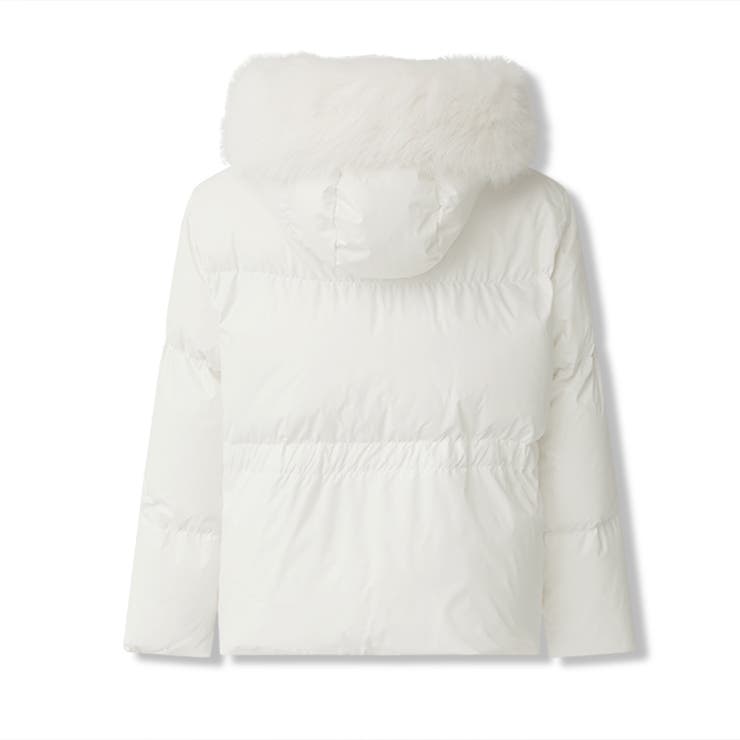 ファー付き中綿ジャケット フェイクダウンジャケット アウター | COCOMOMO | 詳細画像25 