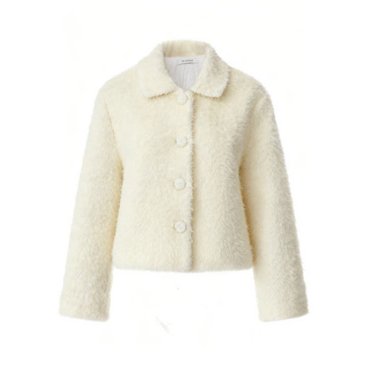 ブークレボアショートジャケット ボアジャケット ブルゾン | COCOMOMO | 詳細画像23 