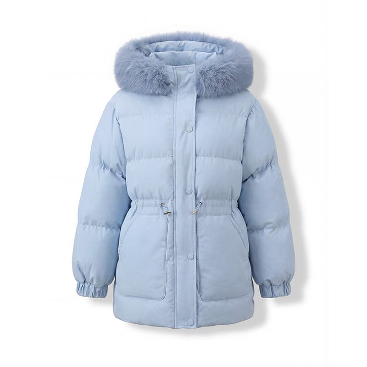 ファーフード付き中綿ダウンジャケット 中綿ジャケット アウター | COCOMOMO | 詳細画像25 