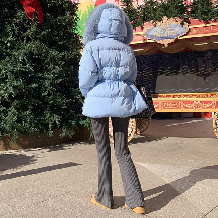 ファーフード付き中綿ダウンジャケット 中綿ジャケット アウター | COCOMOMO | 詳細画像10 