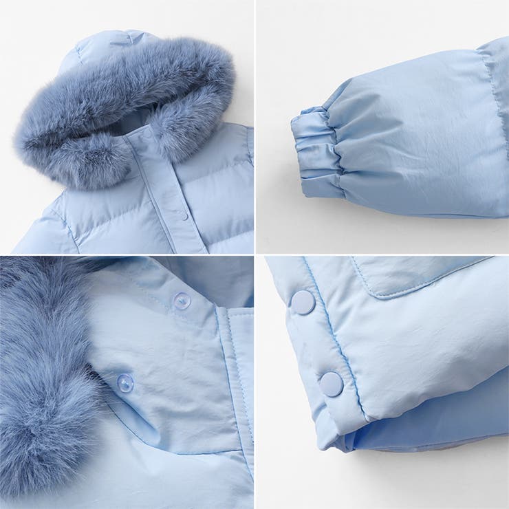 ファーフード付き中綿ダウンジャケット 中綿ジャケット アウター | COCOMOMO | 詳細画像20 