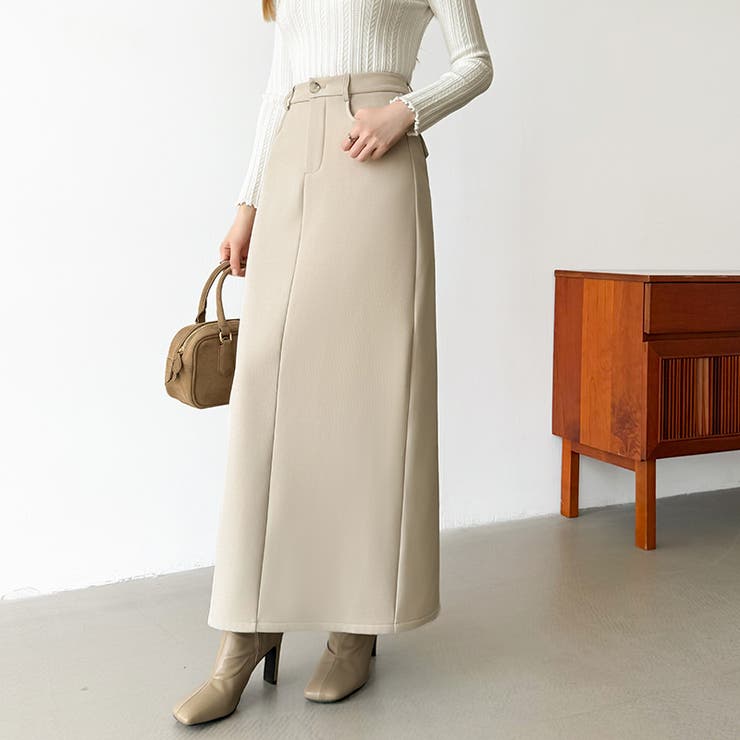 裏起毛タイトスカート ナロースカート 裏起毛 | COCOMOMO | 詳細画像14 