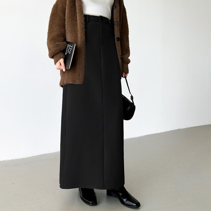 裏起毛タイトスカート ナロースカート 裏起毛 | COCOMOMO | 詳細画像17 