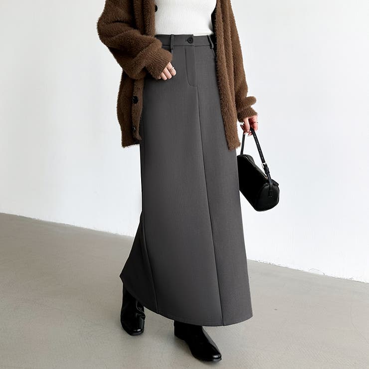 裏起毛タイトスカート ナロースカート 裏起毛 | COCOMOMO | 詳細画像22 