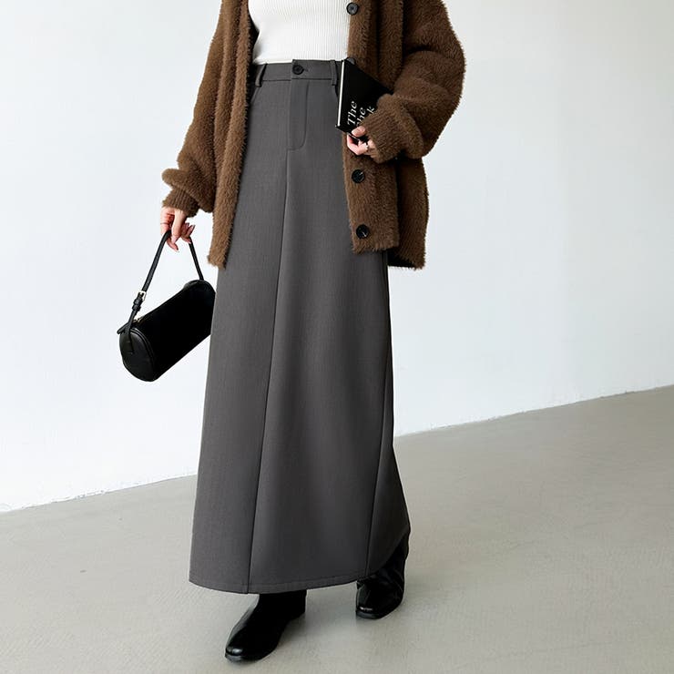 裏起毛タイトスカート ナロースカート 裏起毛 | COCOMOMO | 詳細画像24 