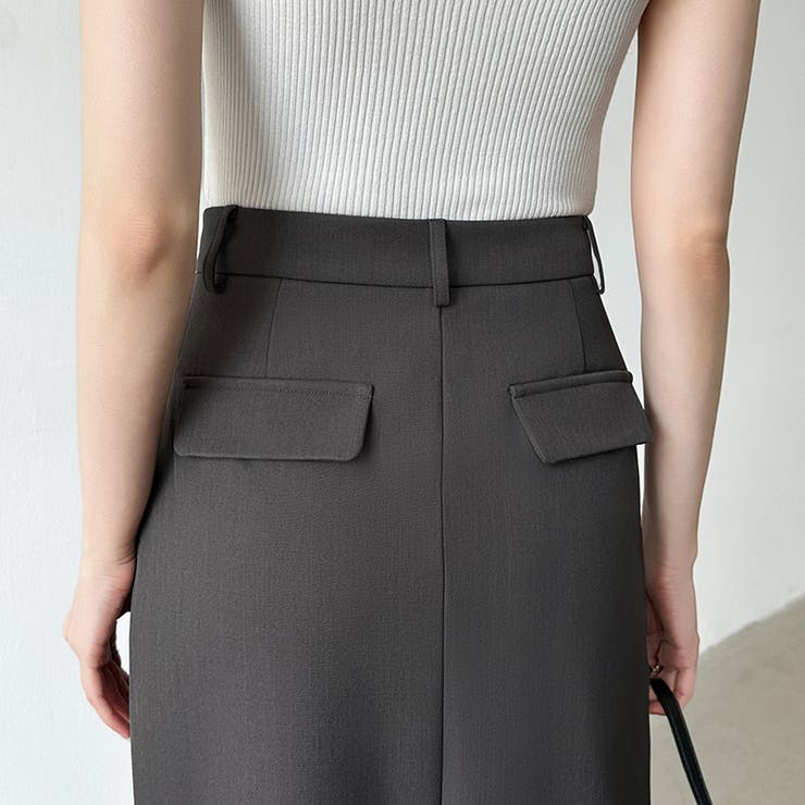 裏起毛タイトスカート ナロースカート 裏起毛 | COCOMOMO | 詳細画像30 