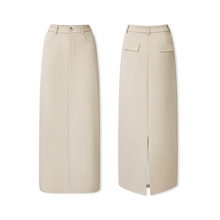 裏起毛タイトスカート ナロースカート 裏起毛 | COCOMOMO | 詳細画像38 