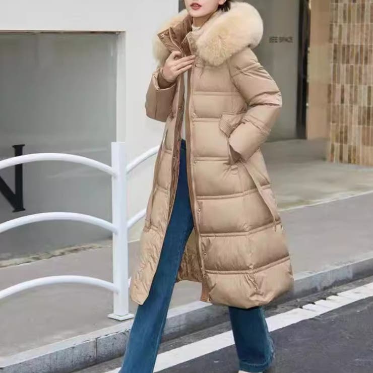 ファー付きロングダウンコート ダウンコート ロングコート | COCOMOMO | 詳細画像14 