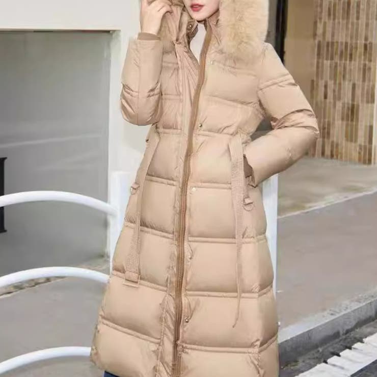 ファー付きロングダウンコート ダウンコート ロングコート | COCOMOMO | 詳細画像15 