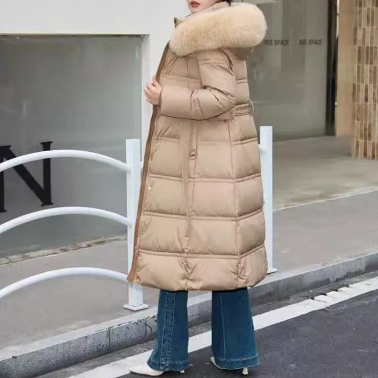 ファー付きロングダウンコート ダウンコート ロングコート | COCOMOMO | 詳細画像17 