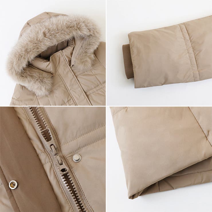 ファー付きロングダウンコート ダウンコート ロングコート | COCOMOMO | 詳細画像19 