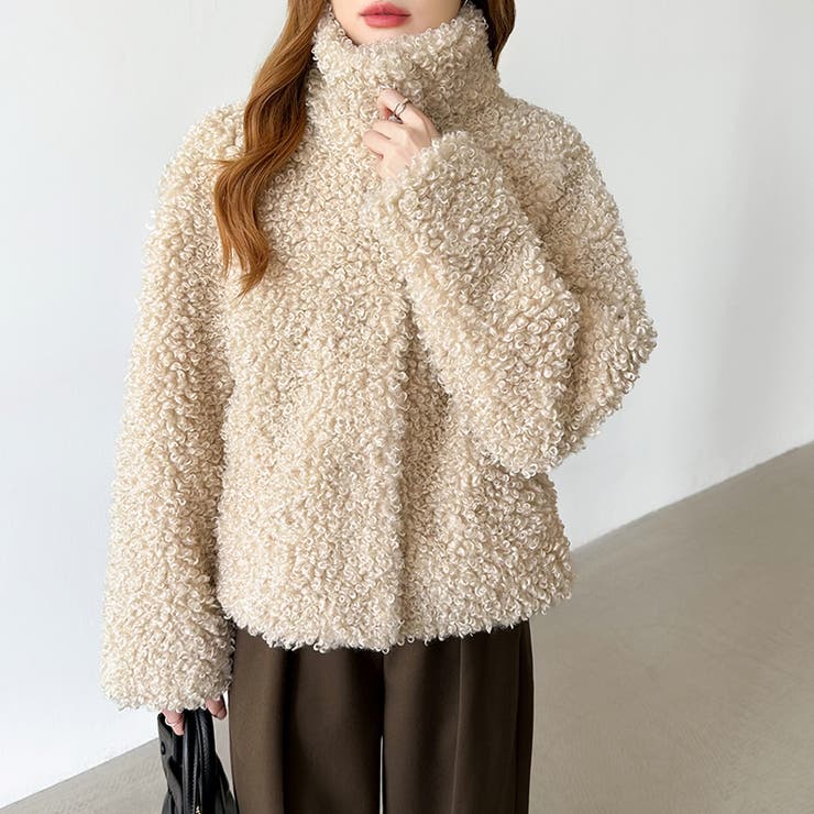 もこもこプードルファーブルゾン プードルファー ブルゾン | COCOMOMO | 詳細画像23 