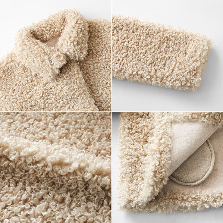 もこもこプードルファーブルゾン プードルファー ブルゾン | COCOMOMO | 詳細画像45 