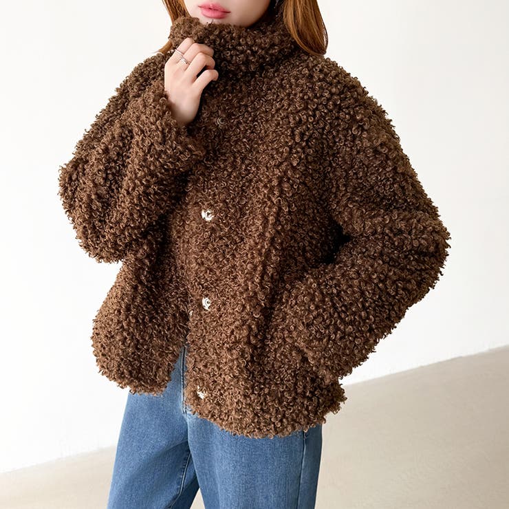 もこもこプードルファーブルゾン プードルファー ブルゾン | COCOMOMO | 詳細画像8 