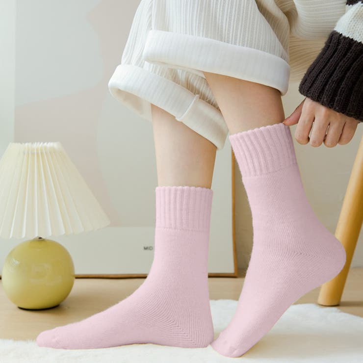 裏起毛モヘアタッチ靴下 あったか靴下 裏起毛 | COCOMOMO | 詳細画像12 