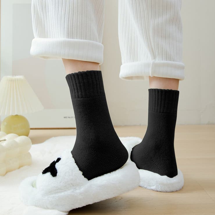 裏起毛モヘアタッチ靴下 あったか靴下 裏起毛 | COCOMOMO | 詳細画像15 