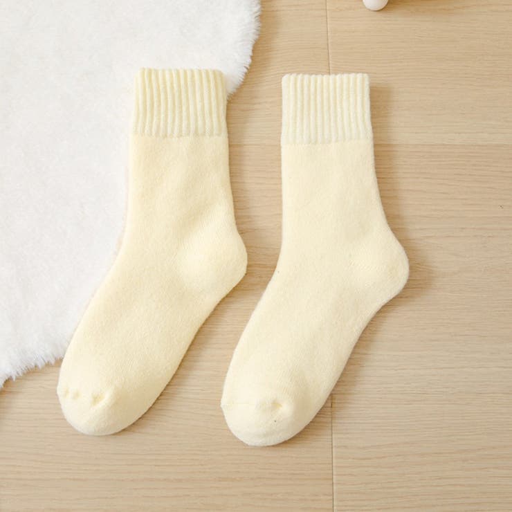 裏起毛モヘアタッチ靴下 あったか靴下 裏起毛 | COCOMOMO | 詳細画像17 