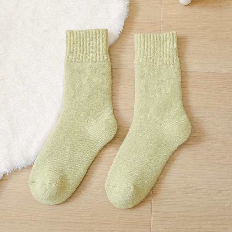 裏起毛モヘアタッチ靴下 あったか靴下 裏起毛 | COCOMOMO | 詳細画像21 