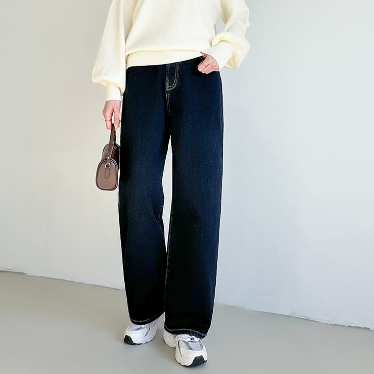 「楽革命デニム」にあったか裏起毛登場！ デニムパンツ 裏起毛 | COCOMOMO | 詳細画像2 