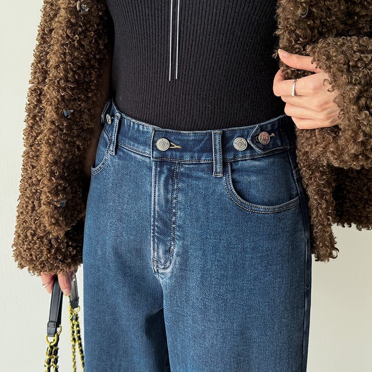 「楽革命デニム」にあったか裏起毛登場！ デニムパンツ 裏起毛 | COCOMOMO | 詳細画像21 