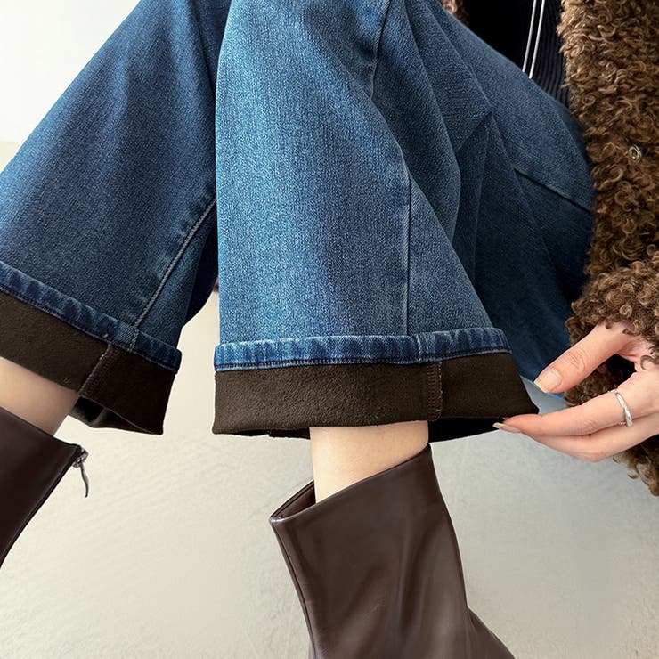 「楽革命デニム」にあったか裏起毛登場！ デニムパンツ 裏起毛 | COCOMOMO | 詳細画像22 