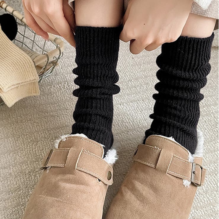 あったかウールブレンド ウール混靴下 靴下 | COCOMOMO | 詳細画像13 