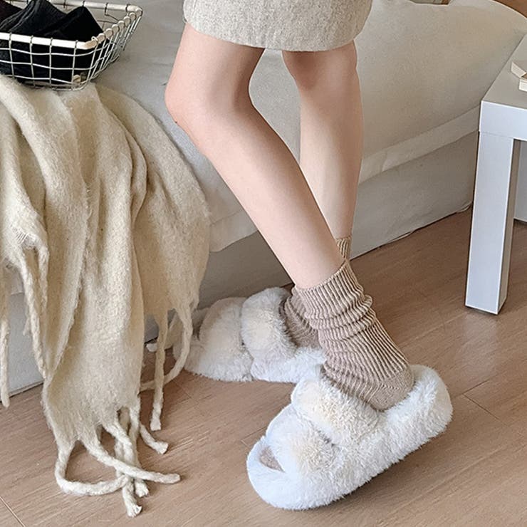 あったかウールブレンド ウール混靴下 靴下 | COCOMOMO | 詳細画像6 