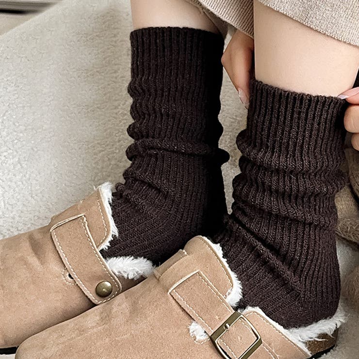 あったかウールブレンド ウール混靴下 靴下 | COCOMOMO | 詳細画像8 