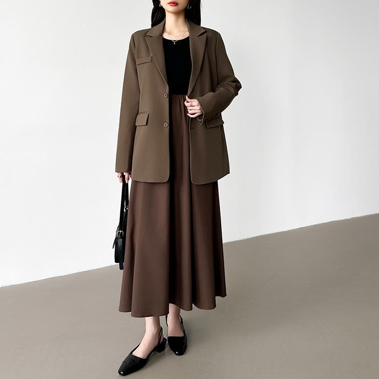 ふんわり大人フェミニンなドッキングワンピース ロングワンピース ワンピース | COCOMOMO | 詳細画像13 