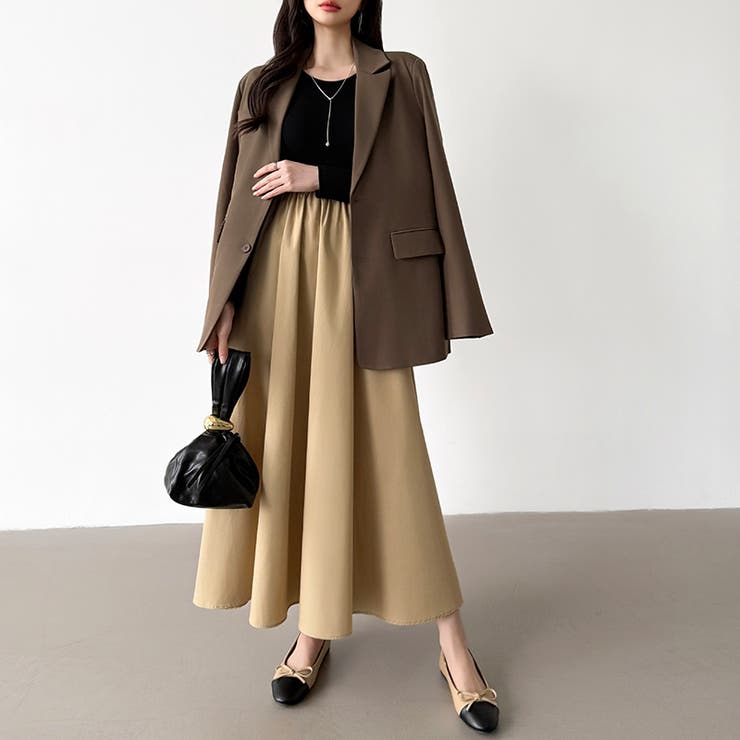 ふんわり大人フェミニンなドッキングワンピース ロングワンピース ワンピース | COCOMOMO | 詳細画像4 