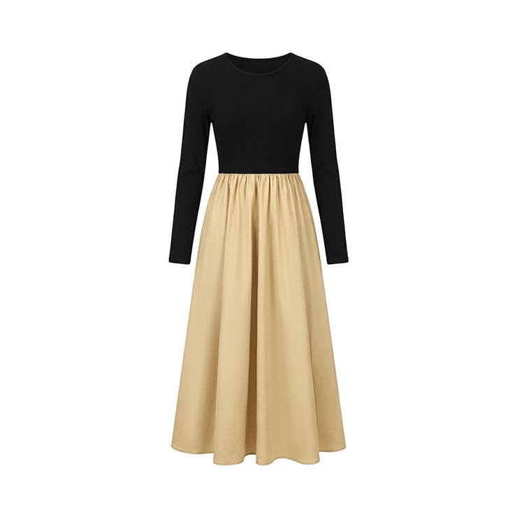 ふんわり大人フェミニンなドッキングワンピース ロングワンピース ワンピース | COCOMOMO | 詳細画像42 