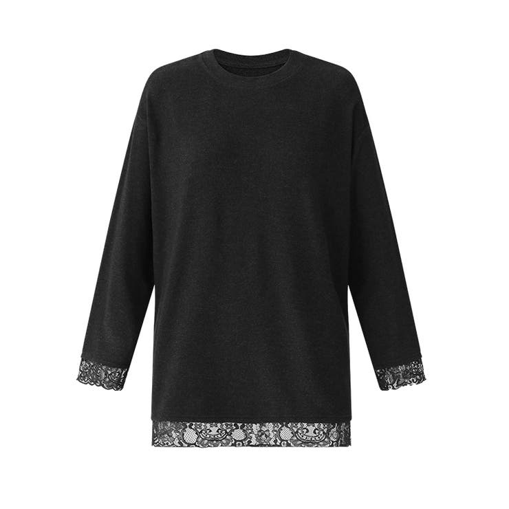 レースカットソー レイヤードトップス レーストップス | COCOMOMO | 詳細画像16 