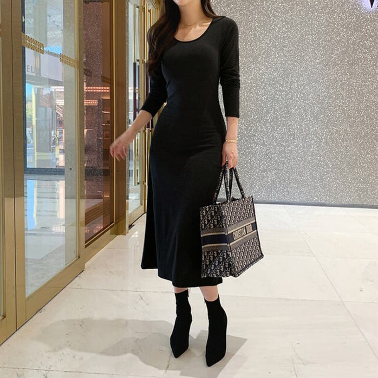 タイトワンピース カップ付きワンピース ワンピース | COCOMOMO | 詳細画像13 