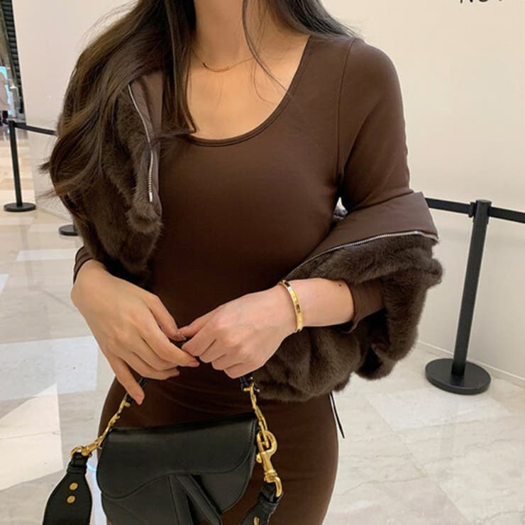 タイトワンピース カップ付きワンピース ワンピース | COCOMOMO | 詳細画像1 