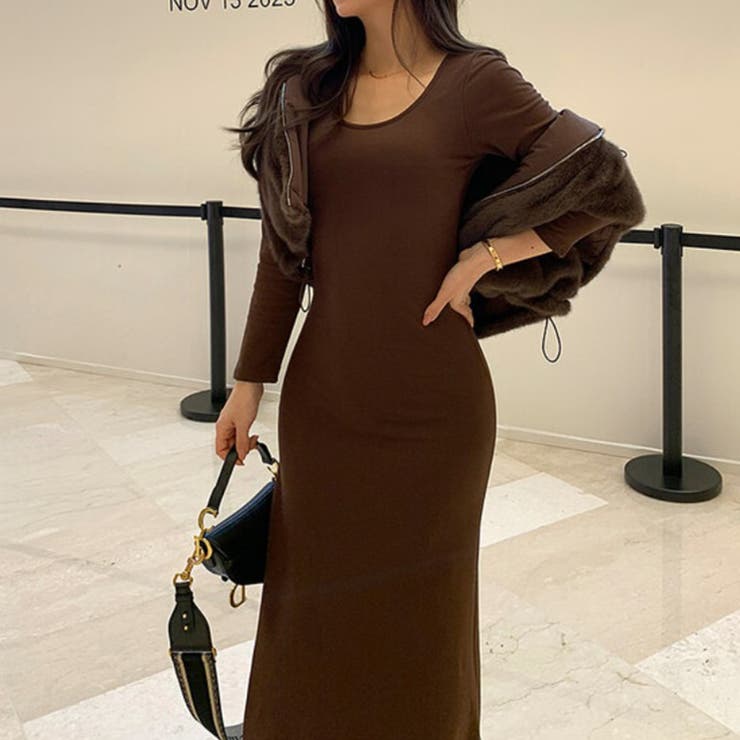 タイトワンピース カップ付きワンピース ワンピース | COCOMOMO | 詳細画像2 