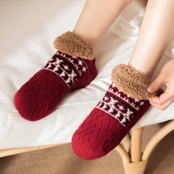 もこもこ裏ボア ルームソックス あったか靴下 | COCOMOMO | 詳細画像5 