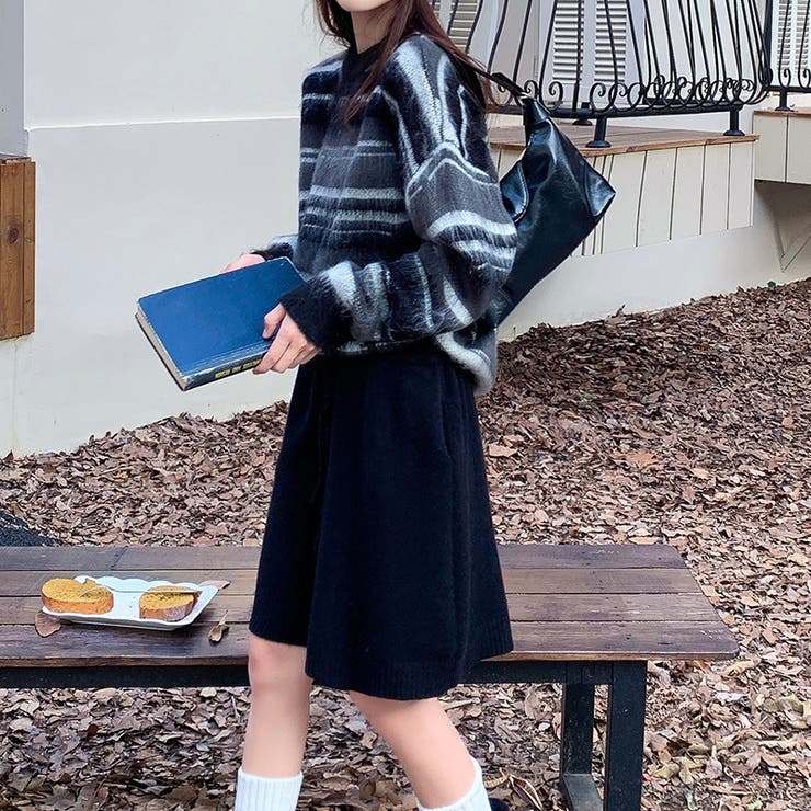 ゆるく、今っぽ。ニットハーフパンツ ニットショートパンツ ハーフパンツ | COCOMOMO | 詳細画像19 