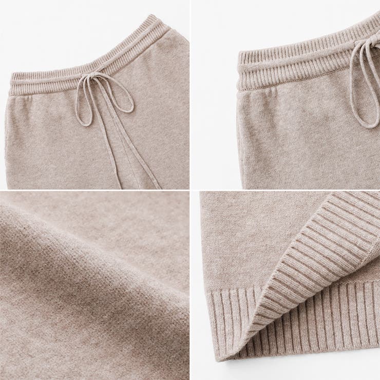 ゆるく、今っぽ。ニットハーフパンツ ニットショートパンツ ハーフパンツ | COCOMOMO | 詳細画像21 