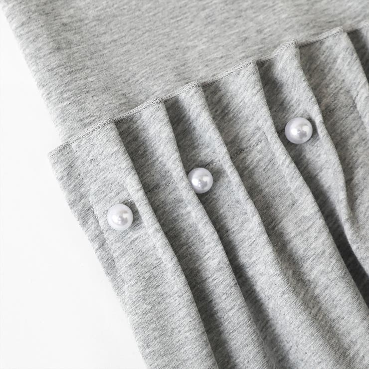 カジュアルに、ほんのりフェミニン。パールギャザースウェットトップス トレーナー | COCOMOMO | 詳細画像44 