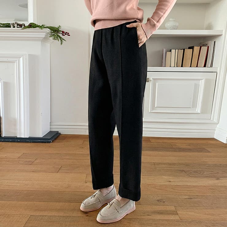 気負わず穿ける、大人カジュアル。ニットテーパードパンツ テーパードパンツ | COCOMOMO | 詳細画像10 