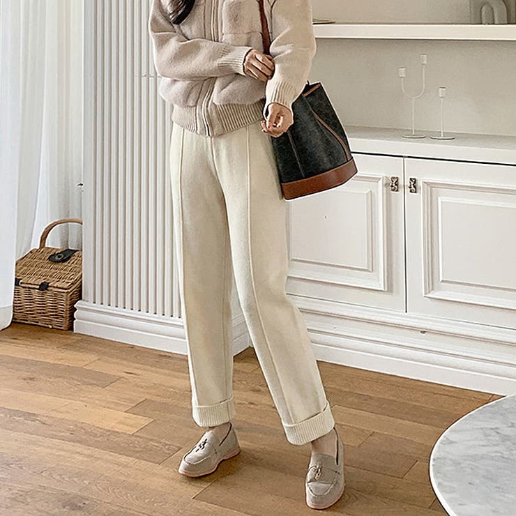 気負わず穿ける、大人カジュアル。ニットテーパードパンツ テーパードパンツ | COCOMOMO | 詳細画像2 