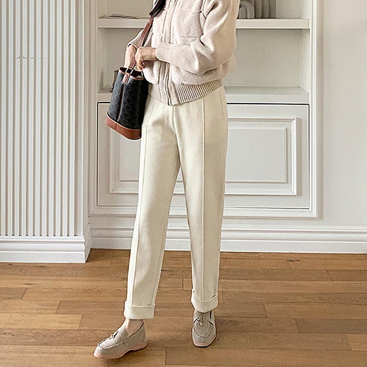 気負わず穿ける、大人カジュアル。ニットテーパードパンツ テーパードパンツ | COCOMOMO | 詳細画像4 