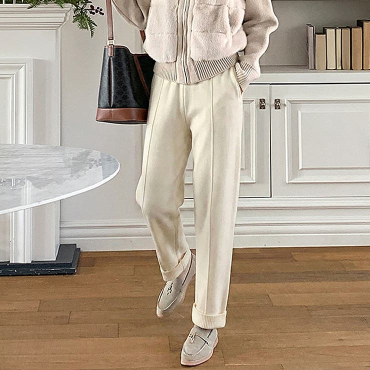 気負わず穿ける、大人カジュアル。ニットテーパードパンツ テーパードパンツ | COCOMOMO | 詳細画像6 