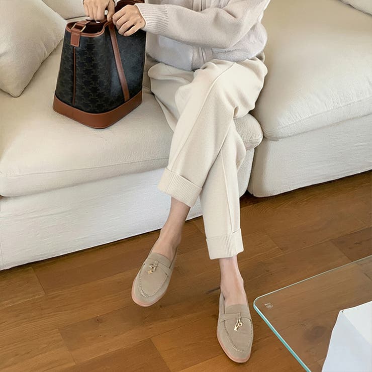 気負わず穿ける、大人カジュアル。ニットテーパードパンツ テーパードパンツ | COCOMOMO | 詳細画像7 