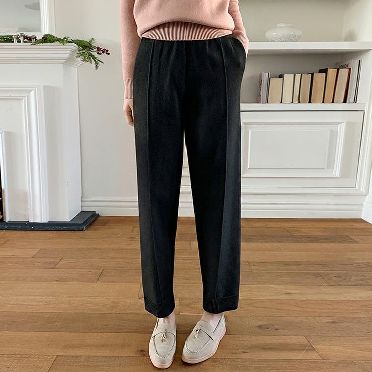 気負わず穿ける、大人カジュアル。ニットテーパードパンツ テーパードパンツ | COCOMOMO | 詳細画像9 