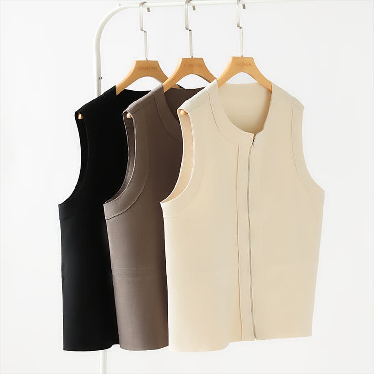 オンオフ寄り添う、ペプラムベストセットアップ ペプラム パンツセットアップ | COCOMOMO | 詳細画像35 