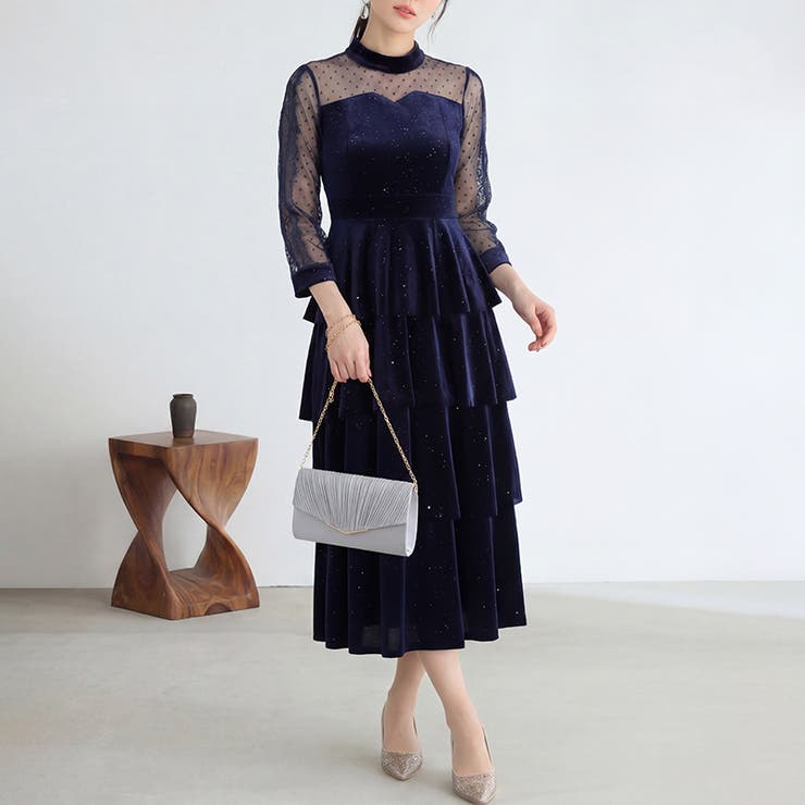 1つで3役、気品漂うサテンプリーツバッグ パーティーバッグ 結婚式 | COCOMOMO | 詳細画像11 